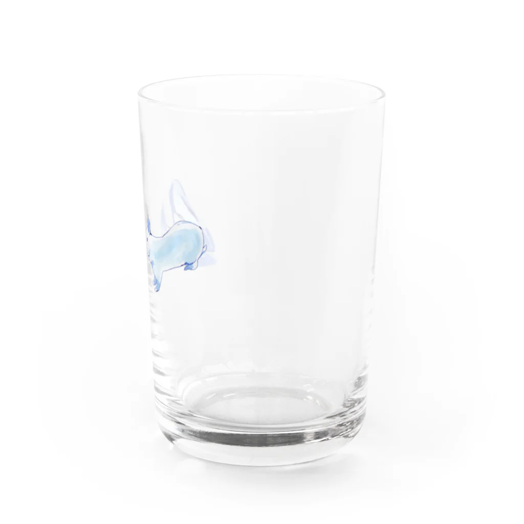 ダンシングひかり☁←お天気の憧れの靴とうさぎ Water Glass :right