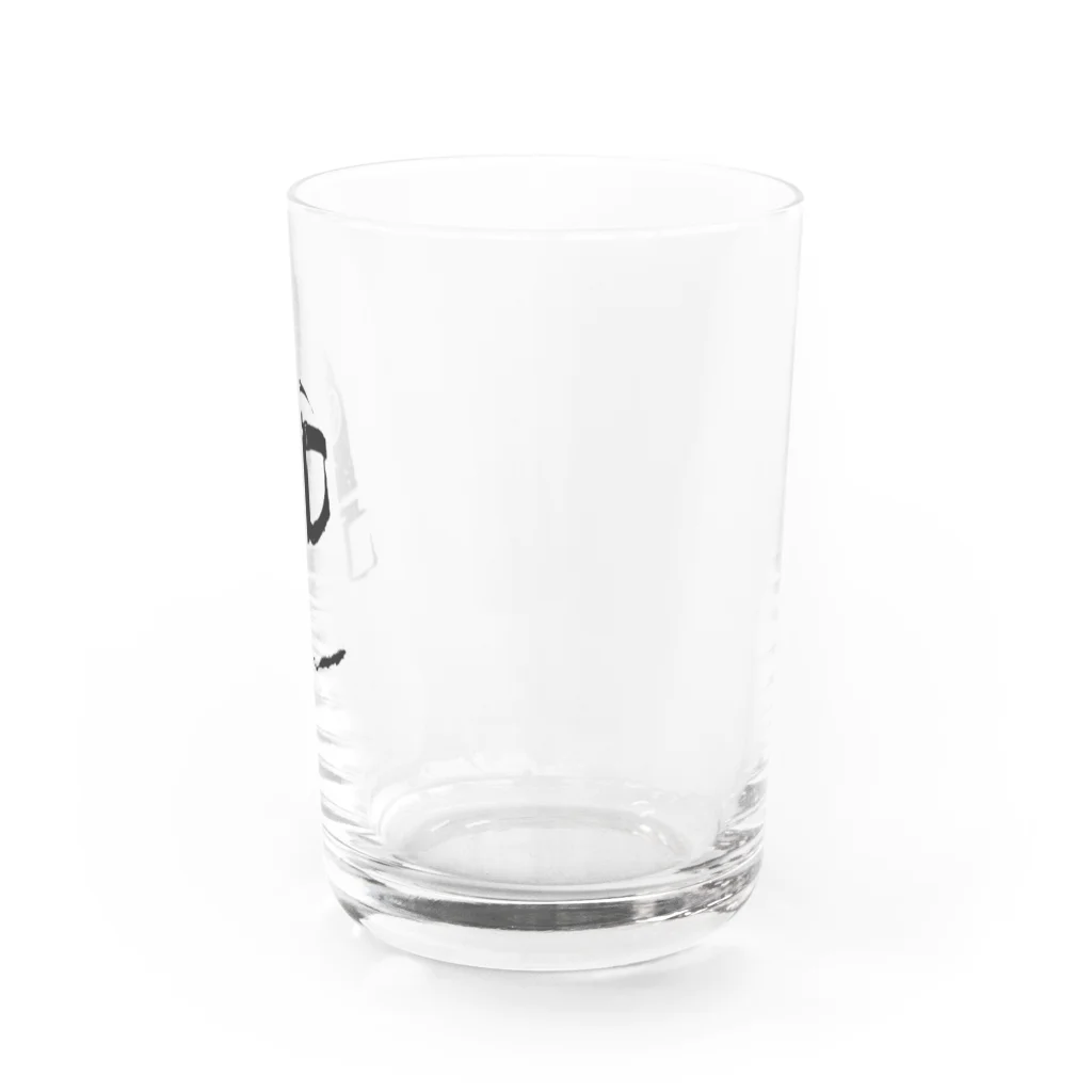 神奈川縫製工廠のガスマスク　(黒) Water Glass :right