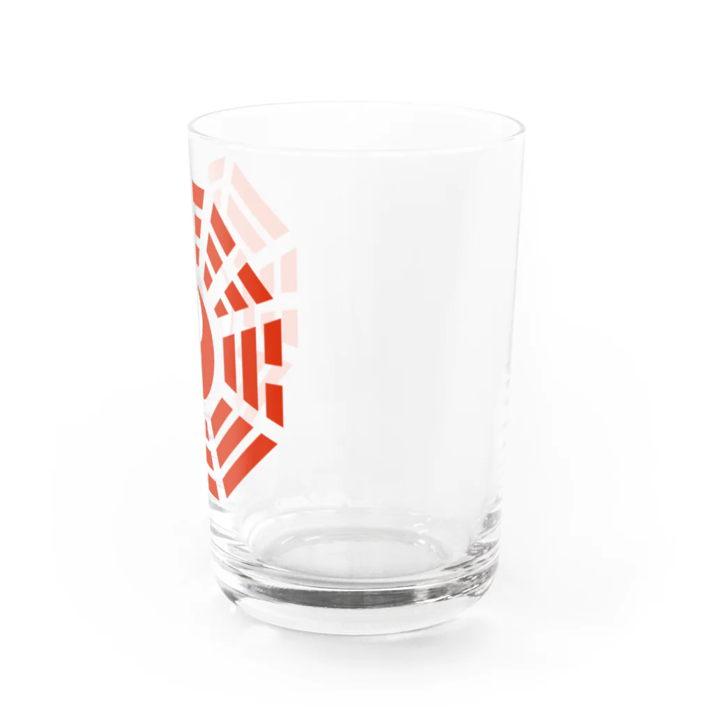 中華呪術堂（チャイナマジックホール）の太極八卦(赤)mini Water Glass :right