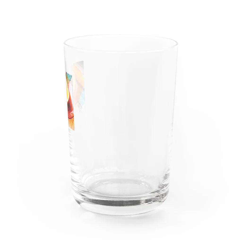 マジレスマシーンの昭和 みかんゼリー Water Glass :right