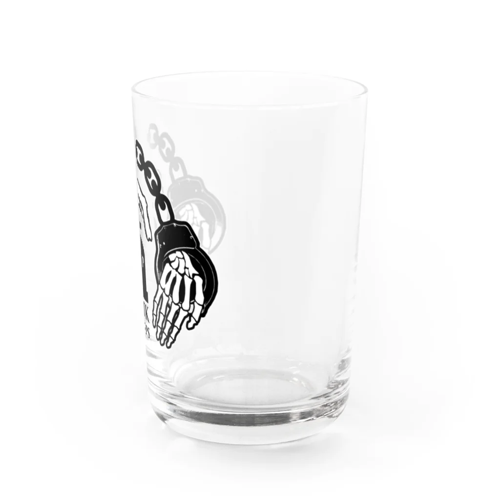 MasakiRockのよしたく兵団　2020ver　社畜ロゴ Water Glass :right