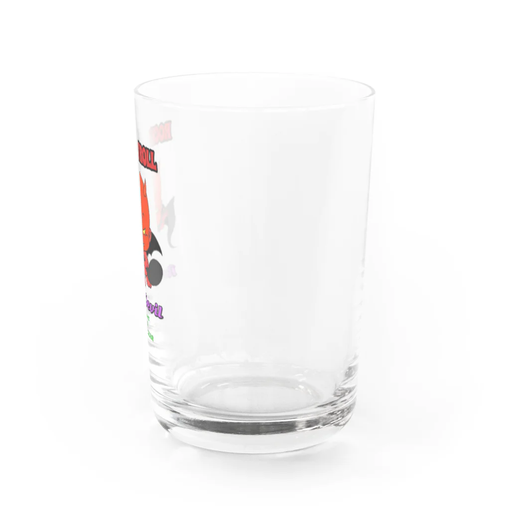 横浜 大口 宝明楼のRed Devil君 Water Glass :right