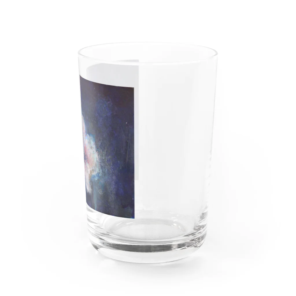 神藤リタgoods shopのflower in blue Water Glass :right