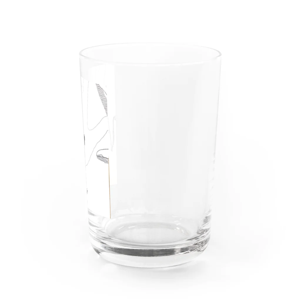 ましてのナガイキ Water Glass :right