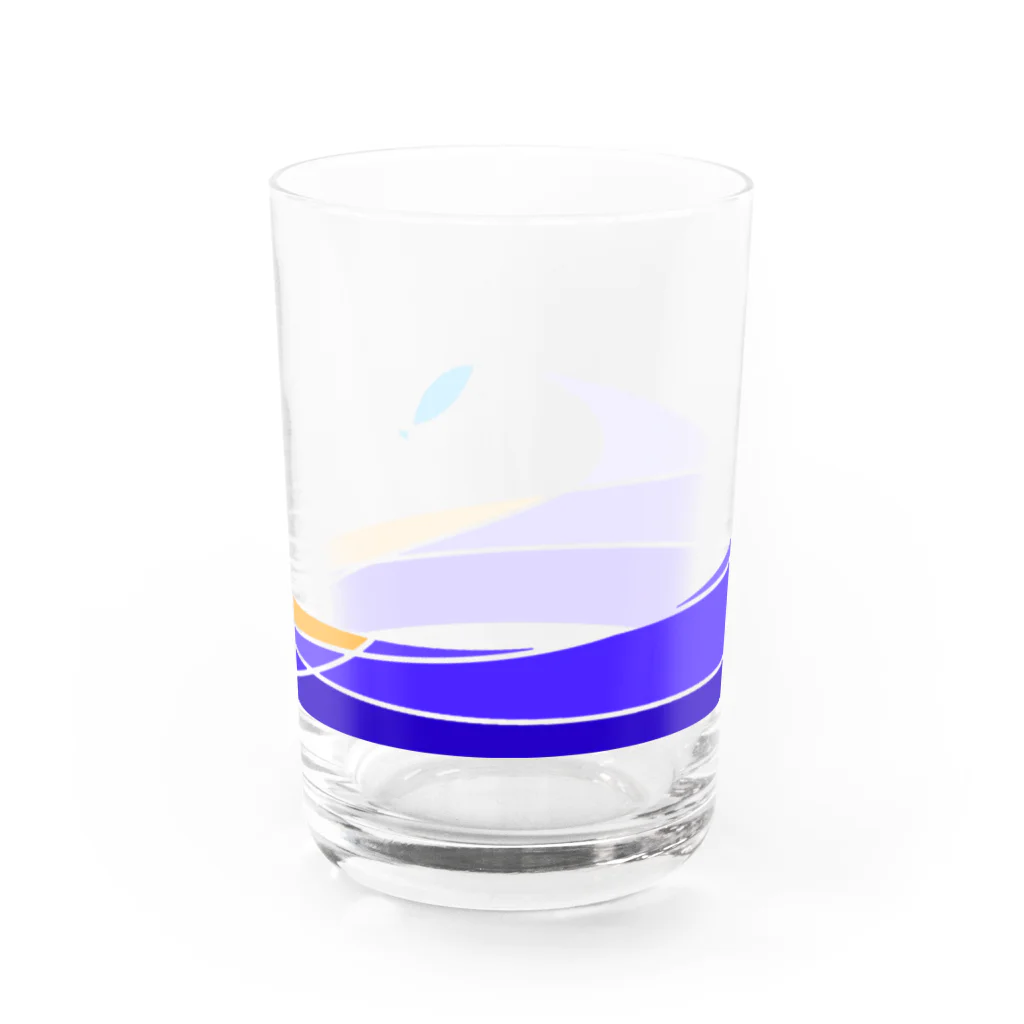 Shake9の海と船と魚 Water Glass :right