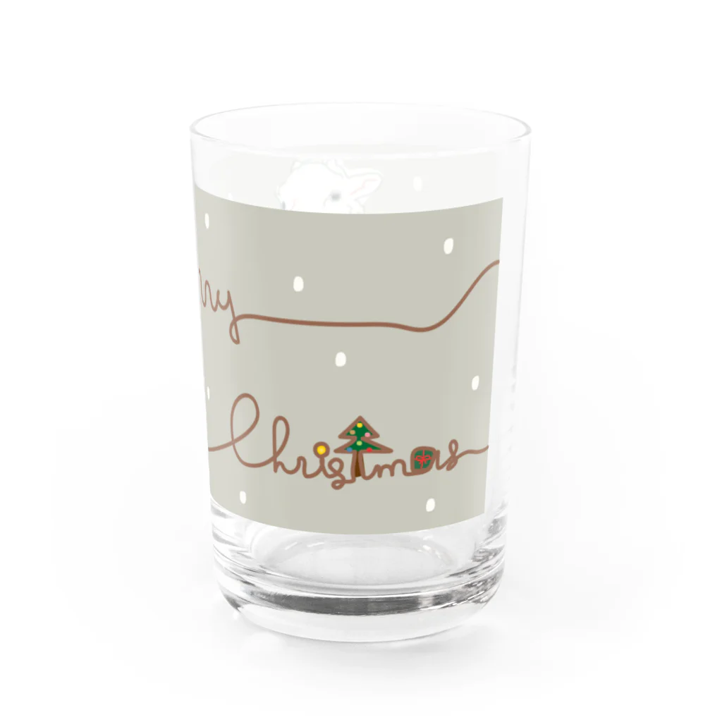 しん工房。のメーリクリスマース。 Water Glass :right