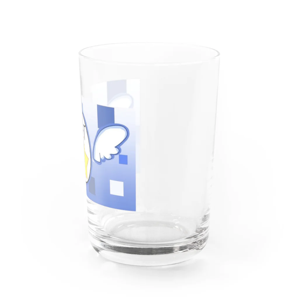 しずの@登録者400人突破☆の星の卵ロゴグッズ Water Glass :right