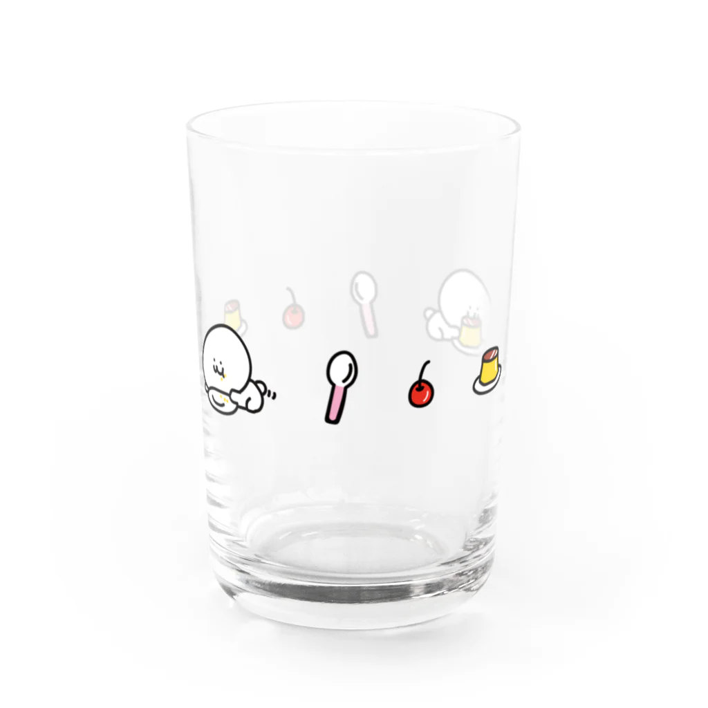 こめこのプリン Water Glass :right