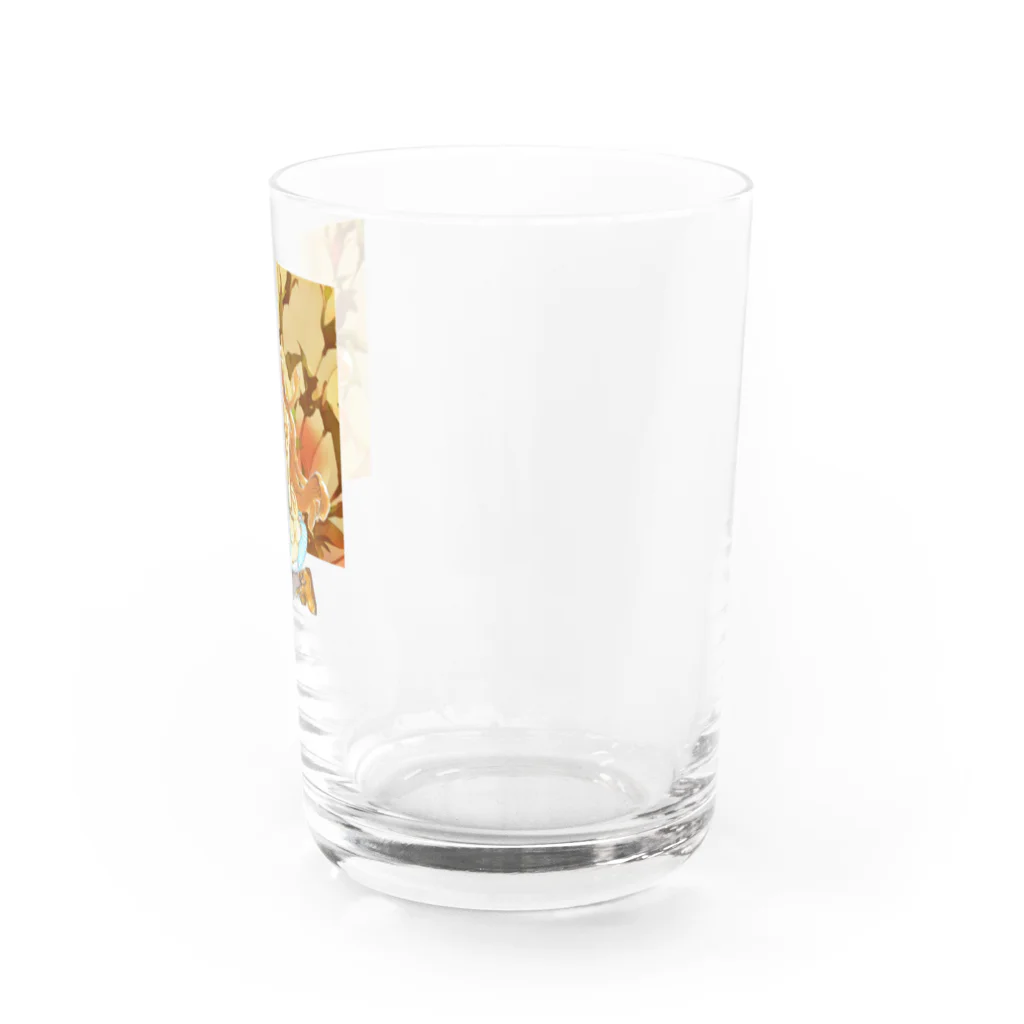 おとぼけ姉さんSHOPの秋ジャンプ乙女 Water Glass :right