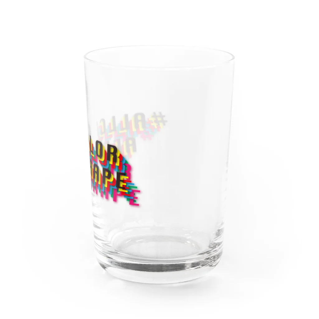 ALLCOLORーALLSHAPEのブランドロゴ!001 Water Glass :right