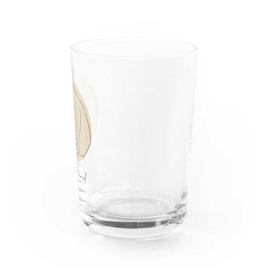 & dog.のミニチュアダックスフンド Water Glass :right