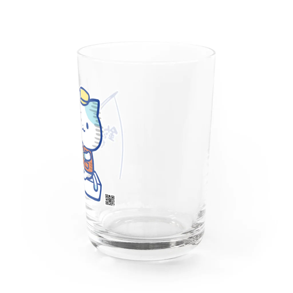 釣れない猫のsuzuriのお店の釣れない猫のグッズ Water Glass :right