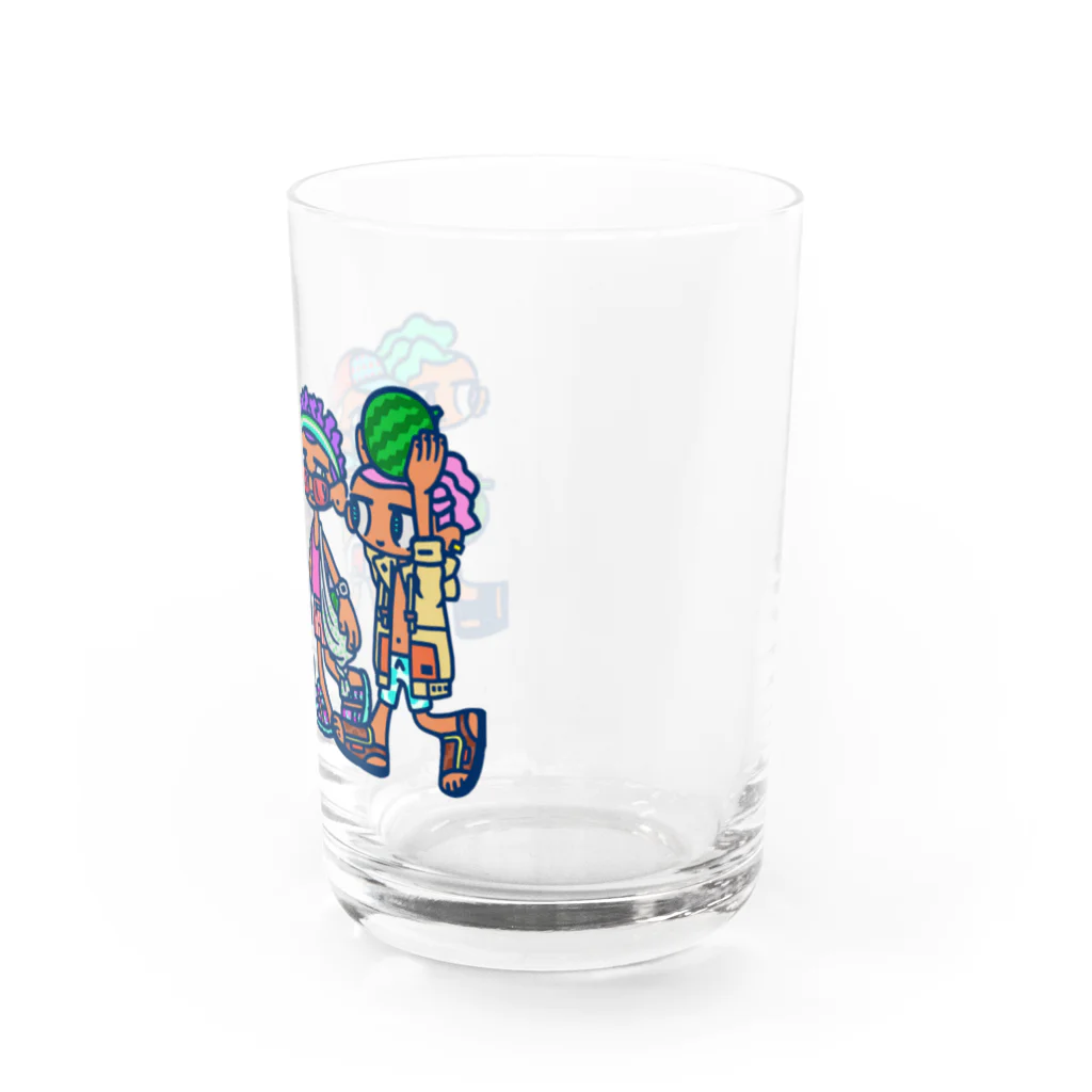 ニウハイスーカのすいか四人衆 Water Glass :right