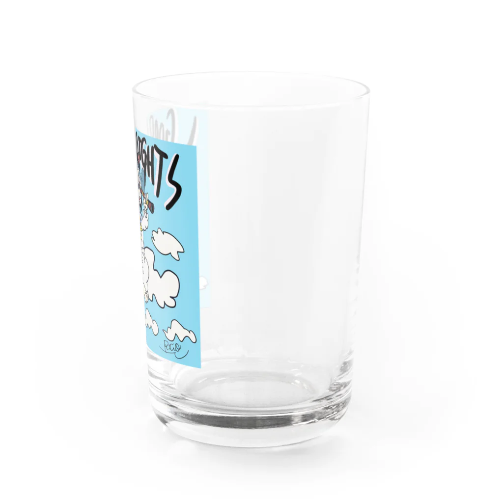 bam_ricosの猫 Water Glass :right