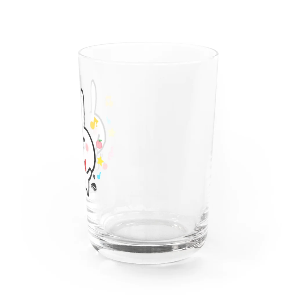 makichan-momoRabbiのももらび Water Glass :right