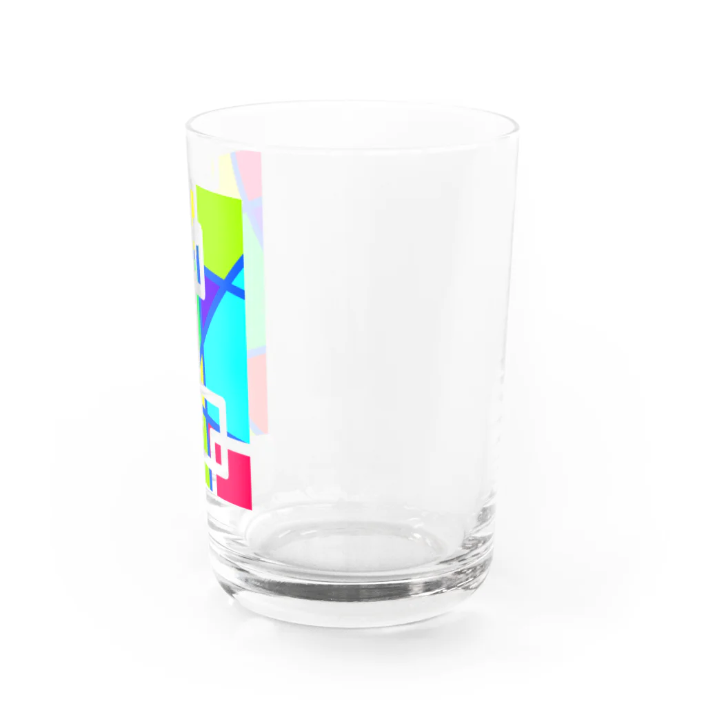 ウンチッチのクリアー幾何学 Water Glass :right