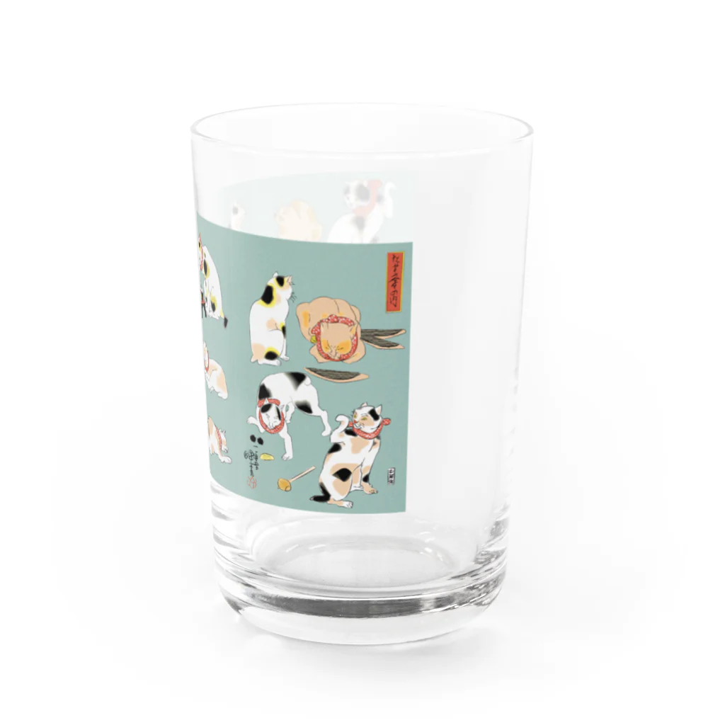 AO's SHOPの浮世絵　国芳ねこ Water Glass :right