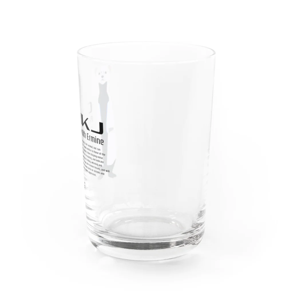 EASEのOKJ Play with Ermine Water Glass :right