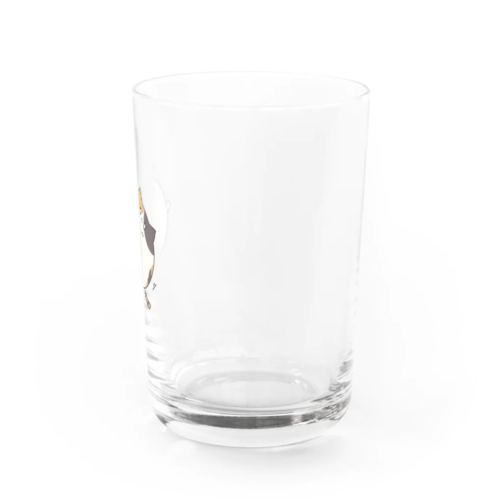 pinase_のころころミケ Water Glass :right