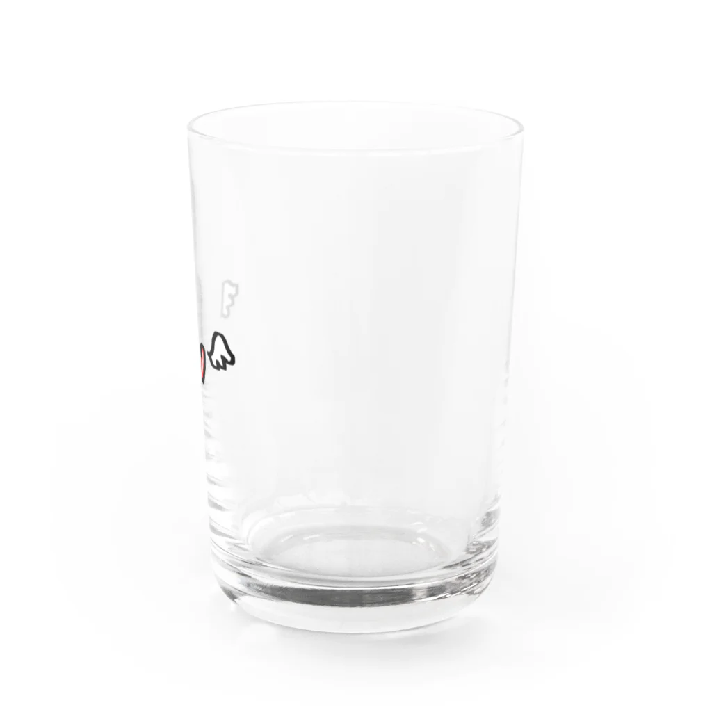 くまさんしょっぷのはあと Water Glass :right