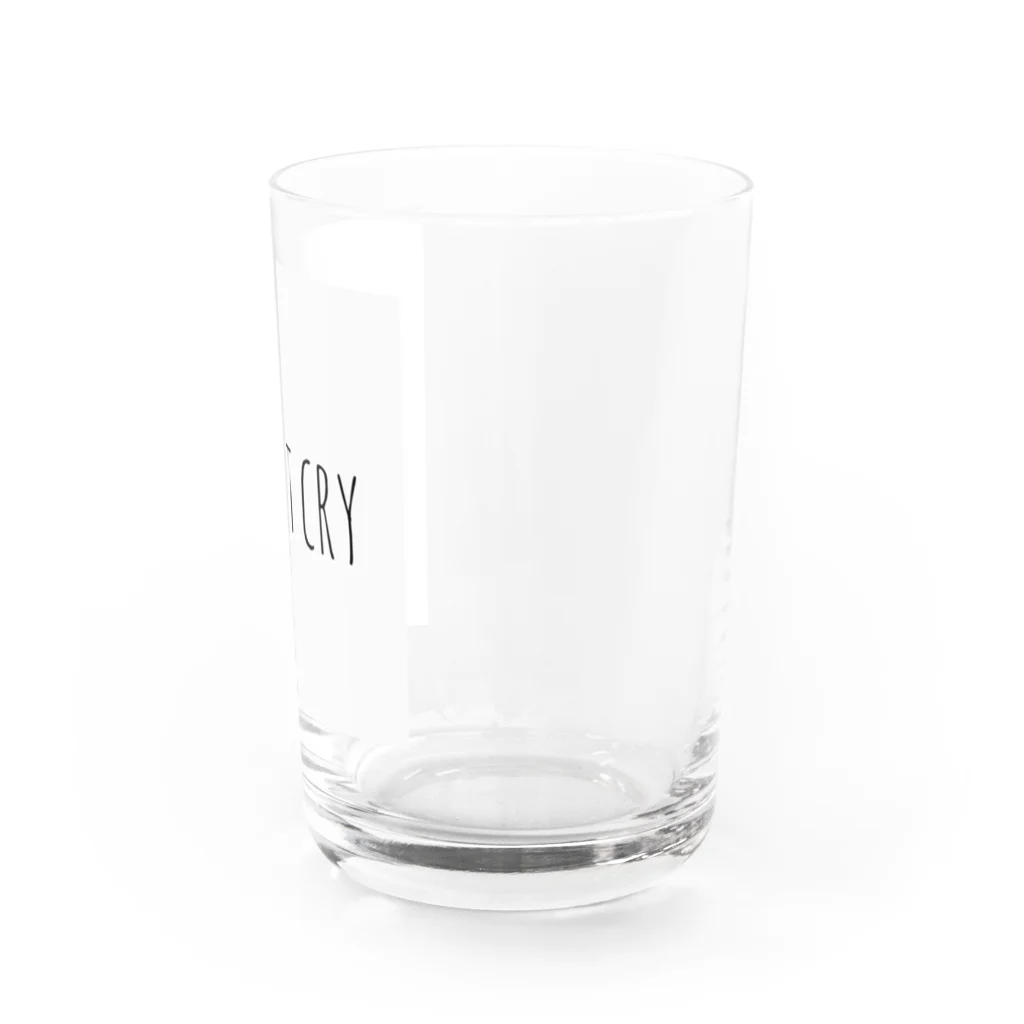 にゃんにゃん™️🐱のdon't cry Water Glass :right