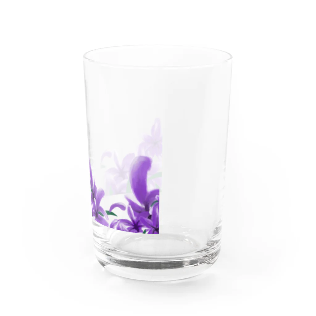 020worldの華々しい花々 Water Glass :right