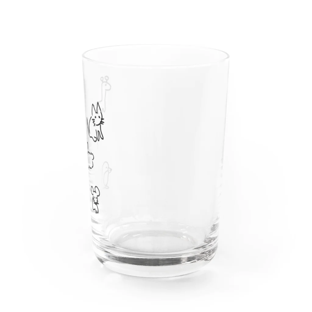 しおい のゆるどうぶつたち Water Glass :right