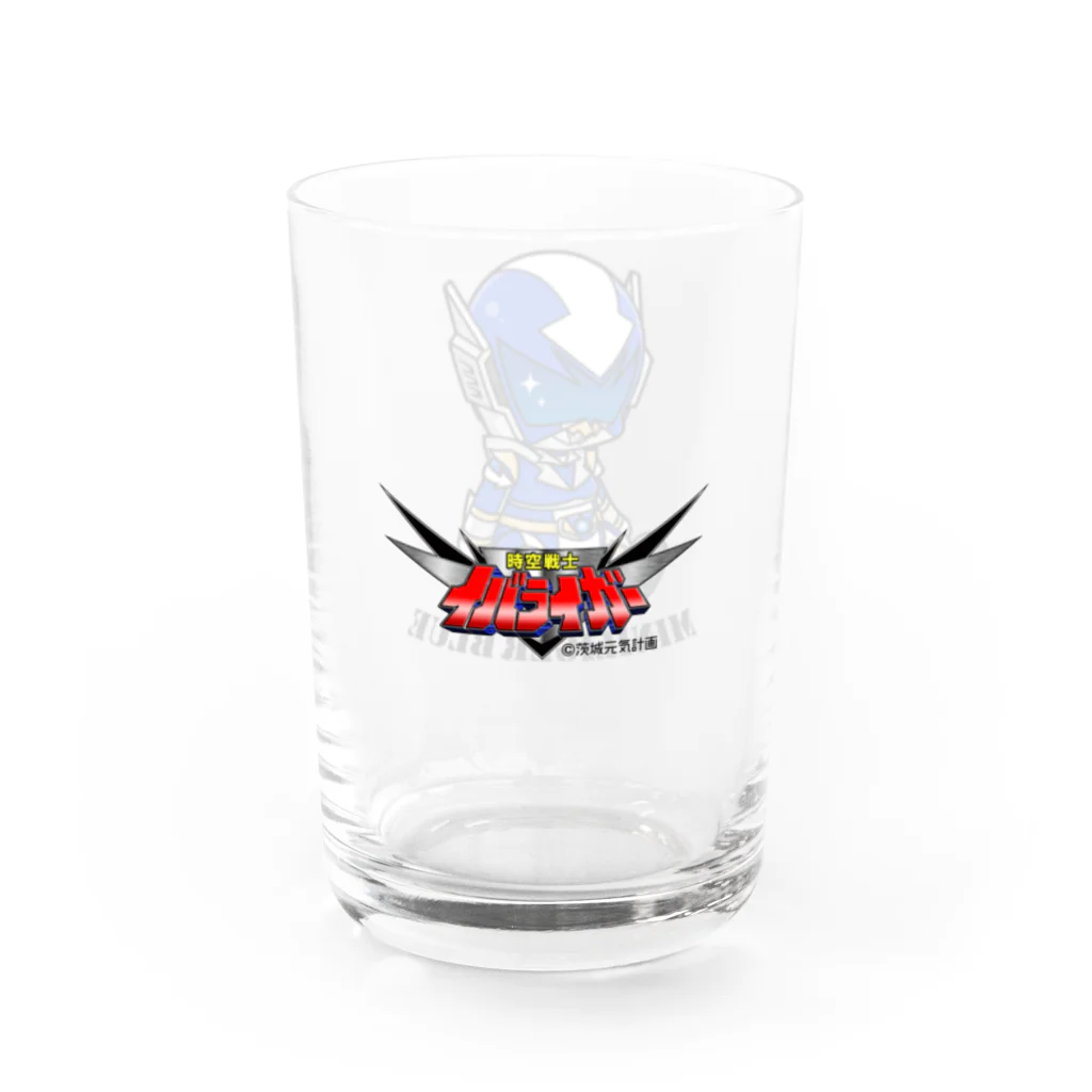 イバライガーストアのおすわり ミニライガーブルー Water Glass :right