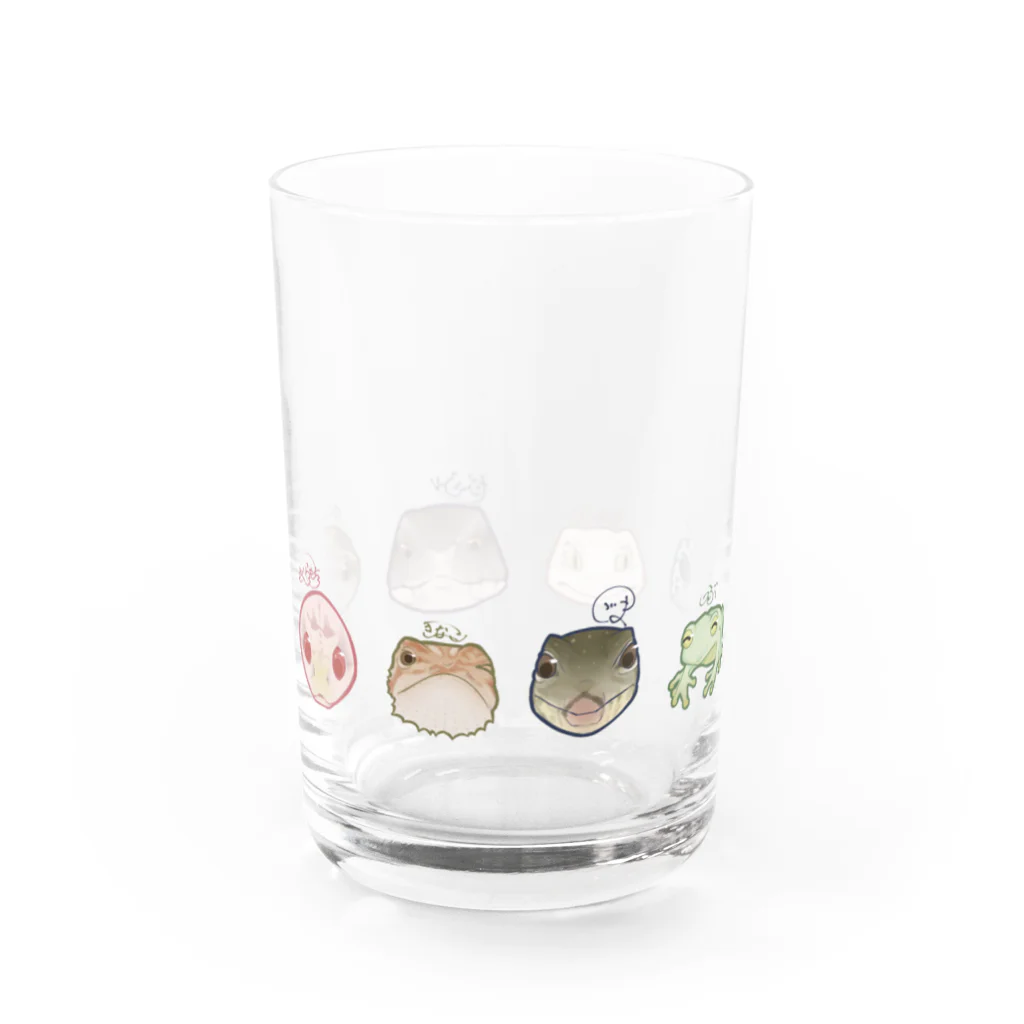 あやすンちグッズ販売所のペット大集合！(横並び) Water Glass :right