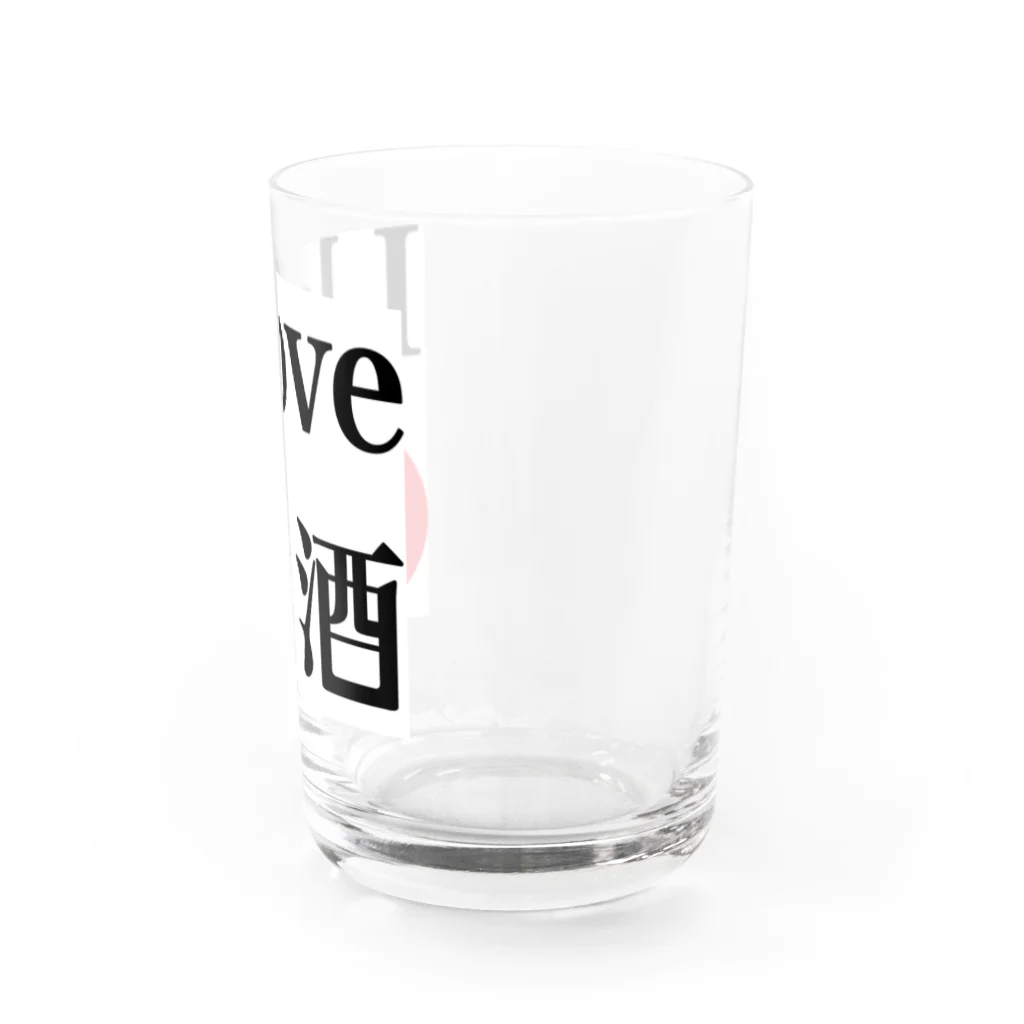 アイラブ日本酒のアイラブ日本酒 Water Glass :right