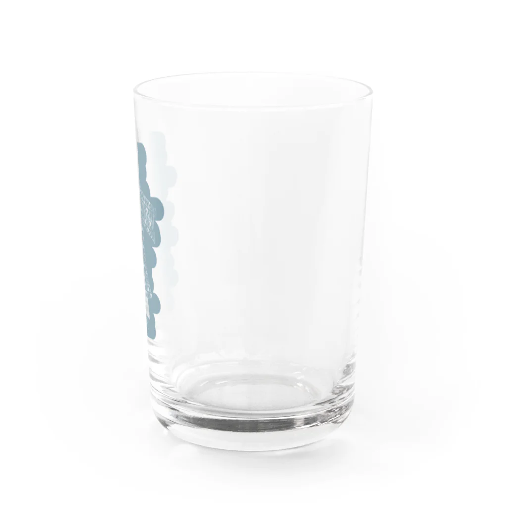むーちゃんです。の藍色 和洋折衷ちゃん Water Glass :right