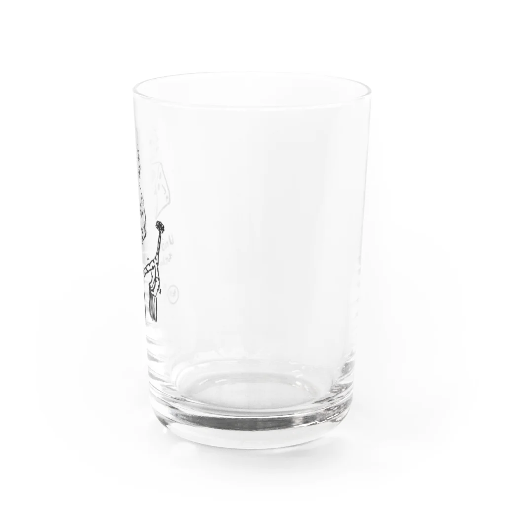 うの UNOのうのの似顔絵 by武健虹 Water Glass :right