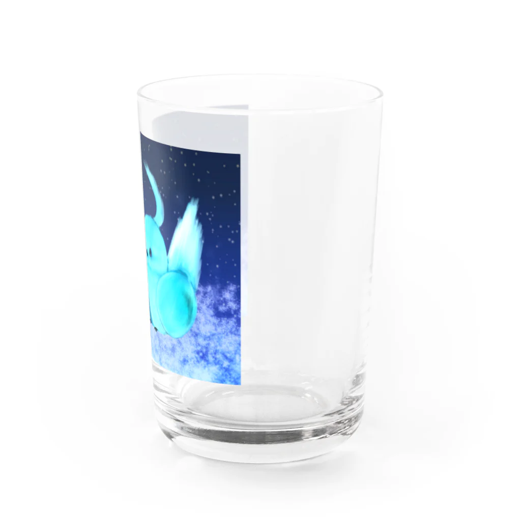 空中庭園お土産販売区画。の流れ鳥【シューティング・ベル】 Water Glass :right