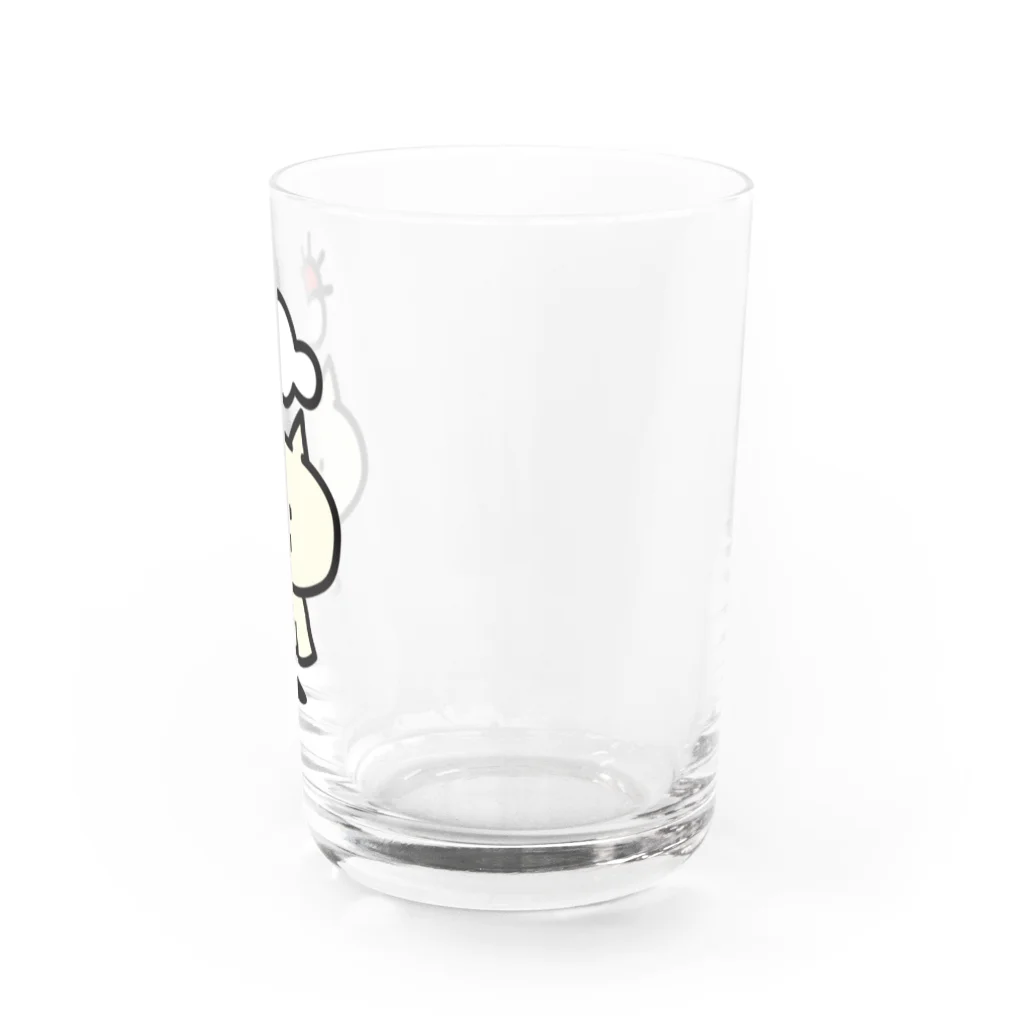 頭痛ーるズのてるてるネコ　通常 Water Glass :right