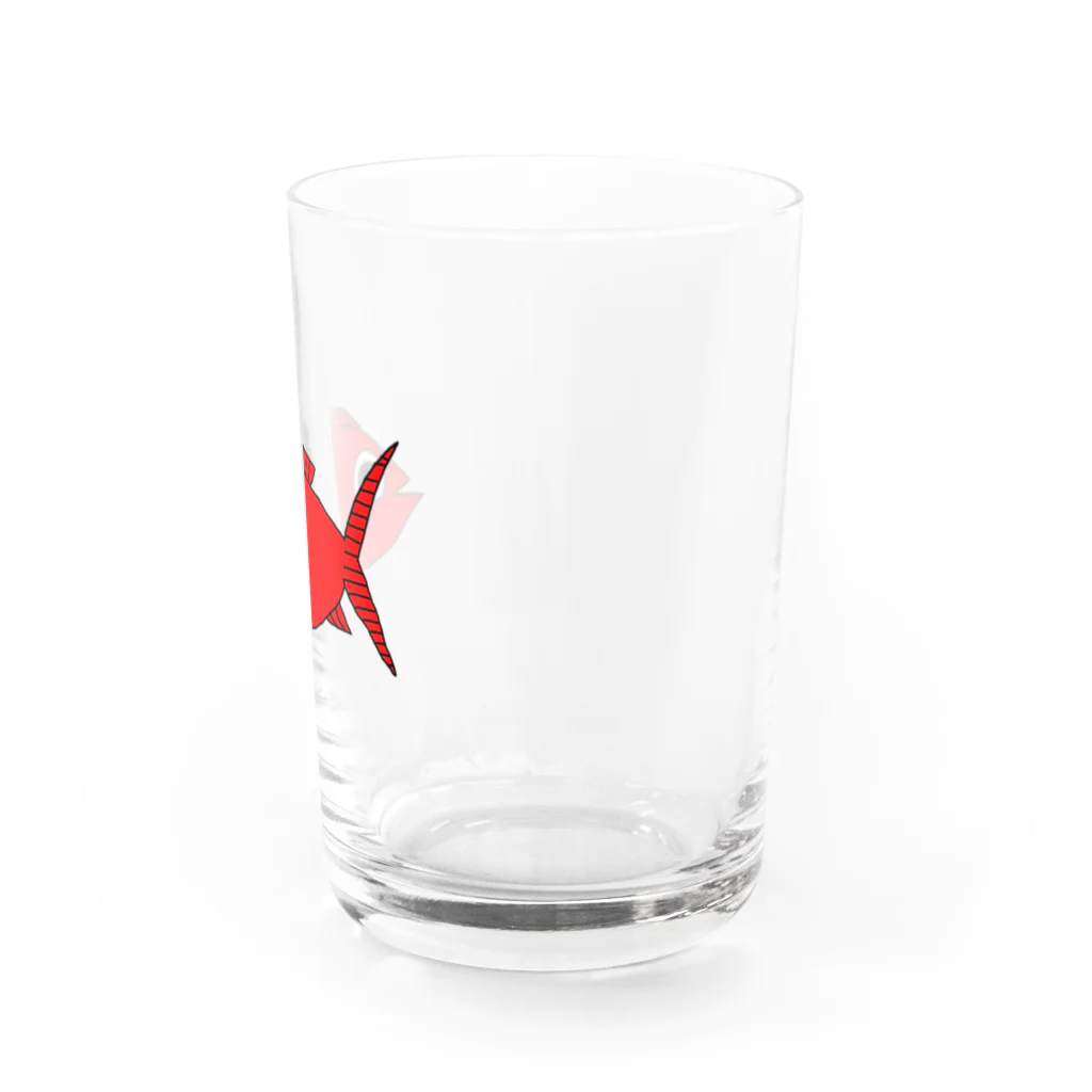 SEA CRAZY 海が大好きな仲間たちの三宅のキンメちゃん Water Glass :right