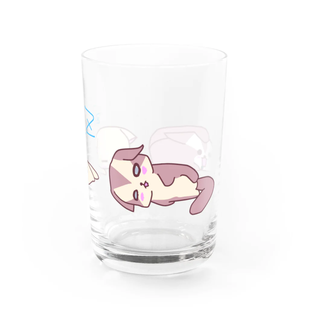 momongaloveのモモンガのモモちゃん Water Glass :right