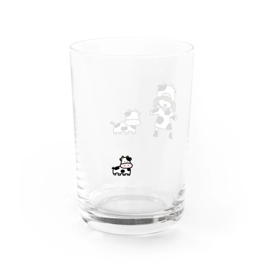 さかもとこのみのグッズやさんの左手で持って牛乳を飲む人用 Water Glass :right