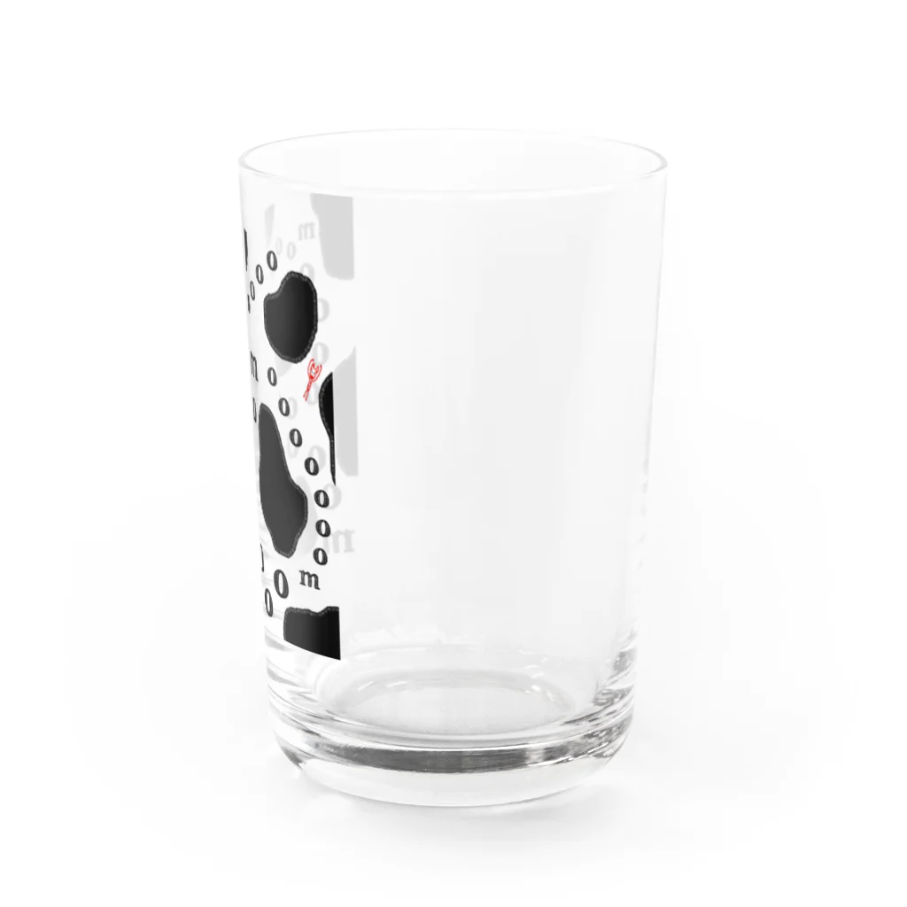 Thank you for your timeの丑柄 mooooooo Water Glass :right