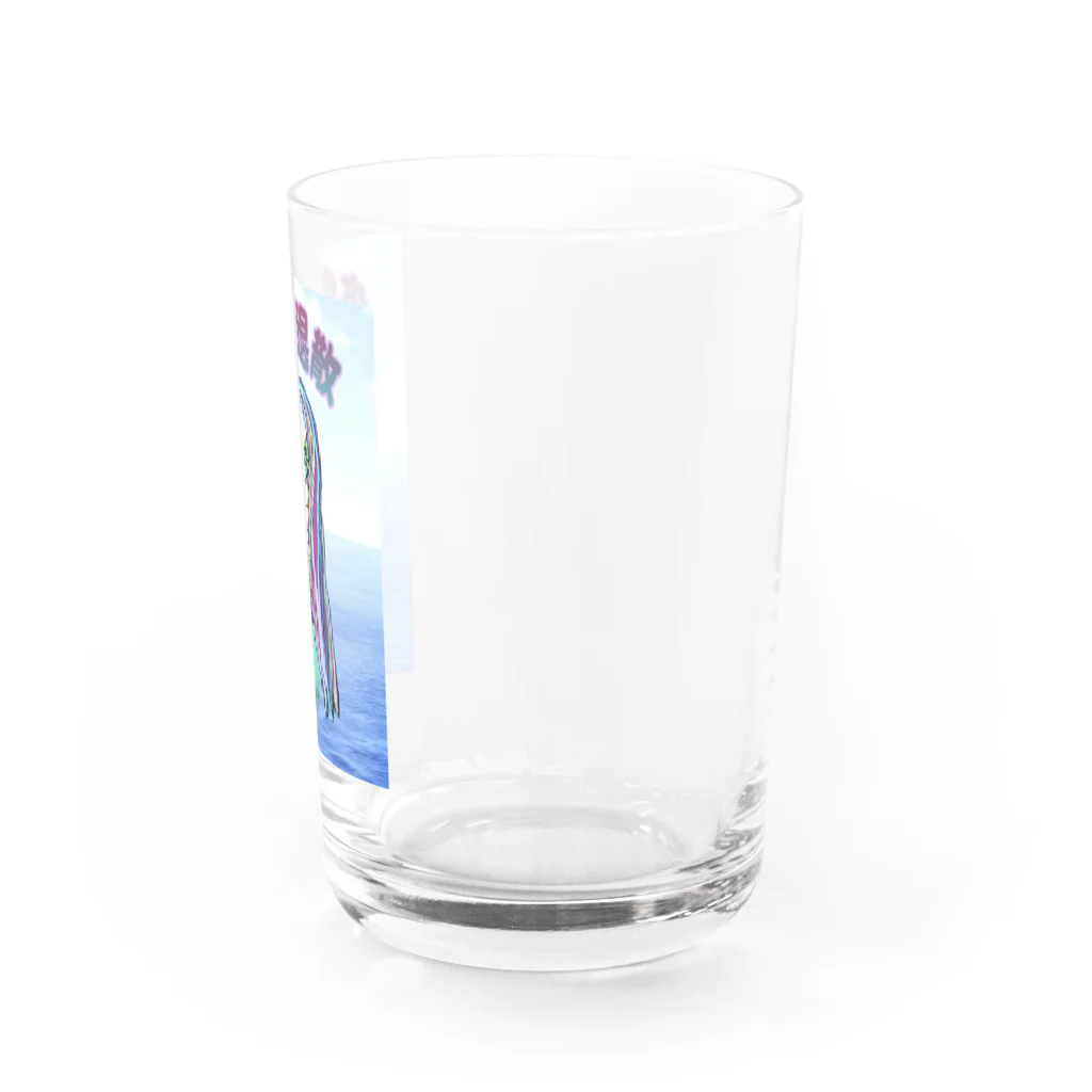 ANIMAL WORLDのアマビエちゃん Water Glass :right