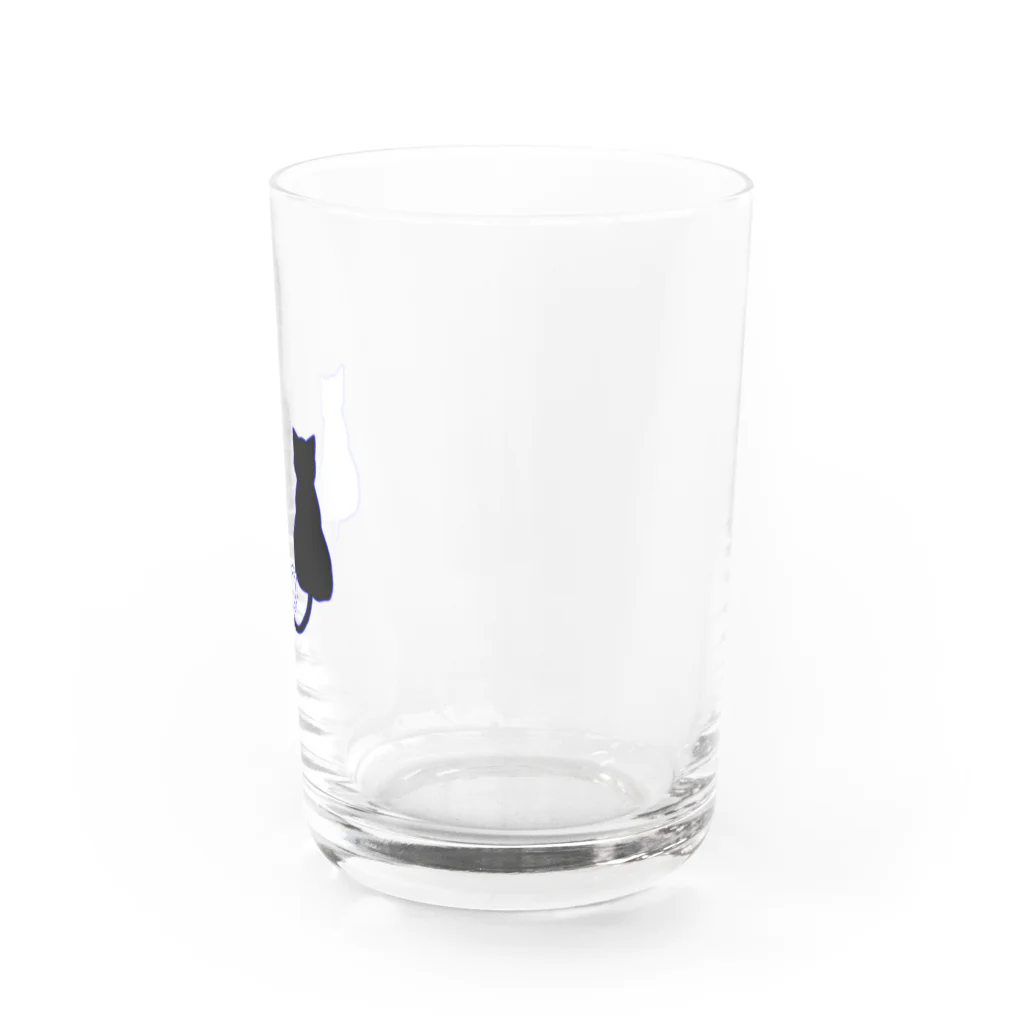 よもぎ(I loveネコ)の幸せ猫ちゃん Water Glass :right