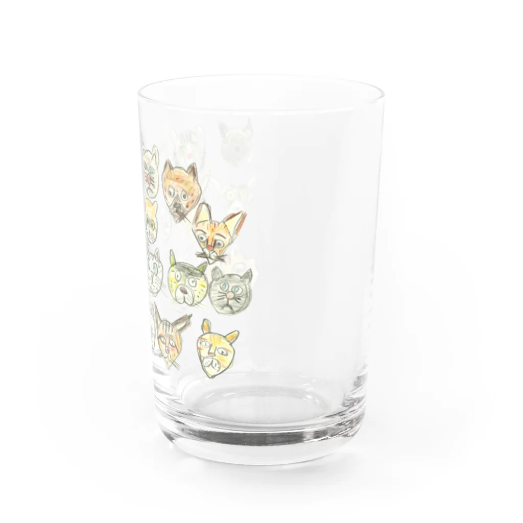 障がい者施設　workhome meiyuのねこたち　by satoru miki Water Glass :right