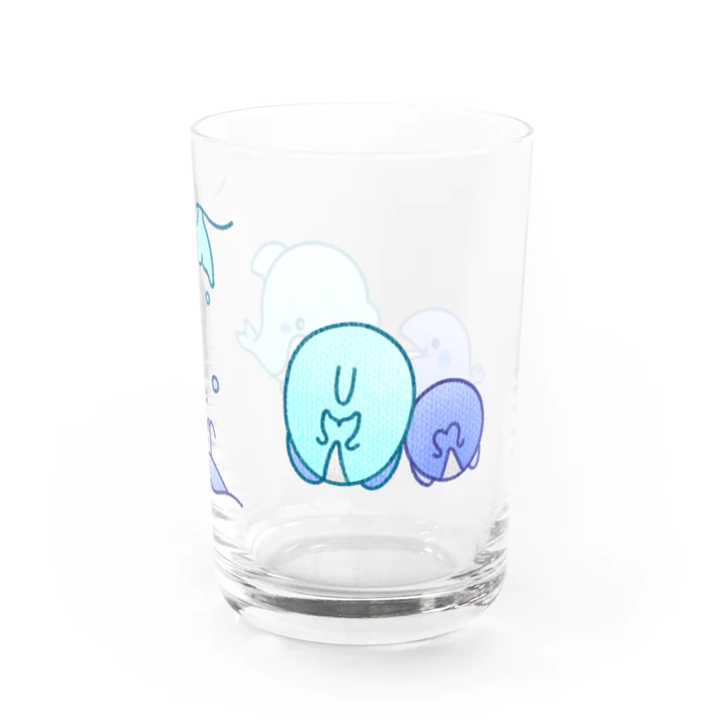 しみまさの仲良しアクリとハーレ グラス Water Glass :right