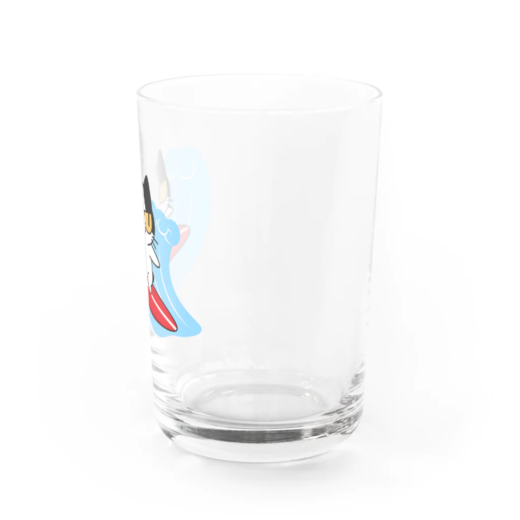 アクセルスタイルのねこサーフィン Water Glass :right