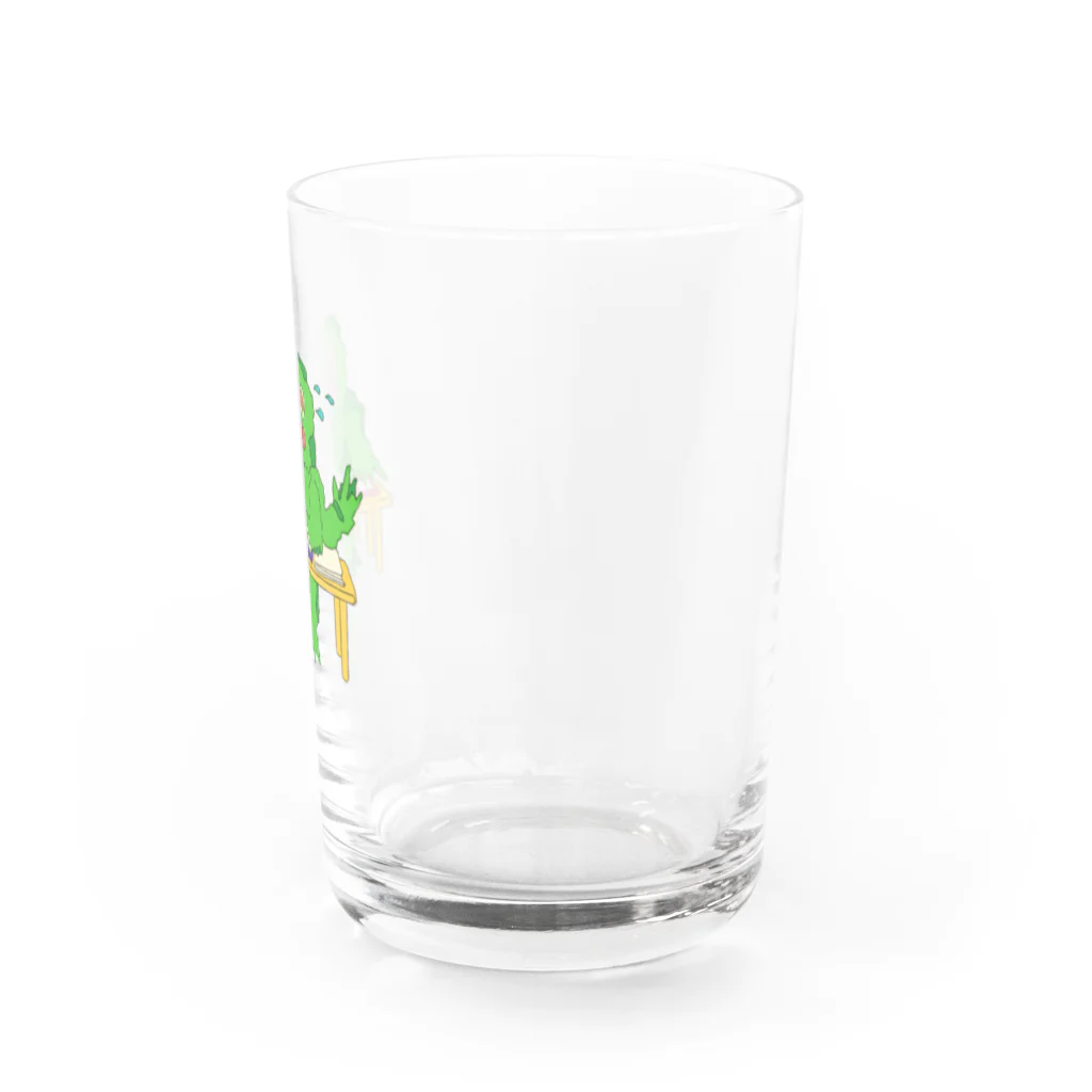 Mirai Gotoのdepressed yeti (brain freeze) Water Glass :right