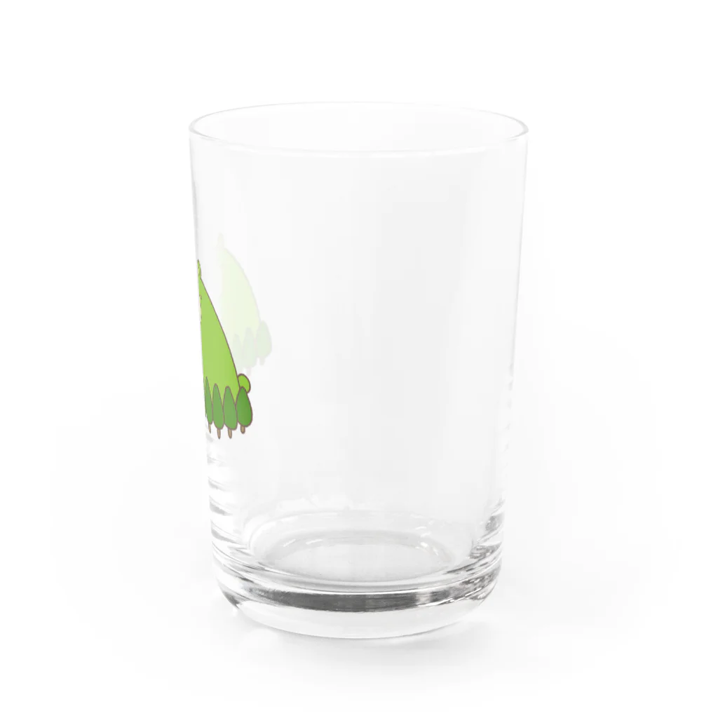 ぽむくま工房のくまがおかさん Water Glass :right