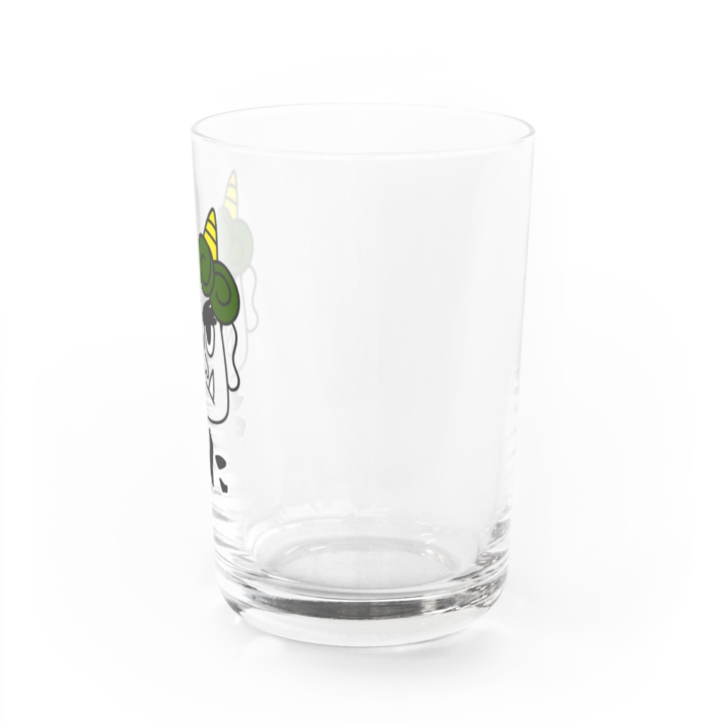 ももよりのいろいろ鬼 緑髪 Water Glass :right
