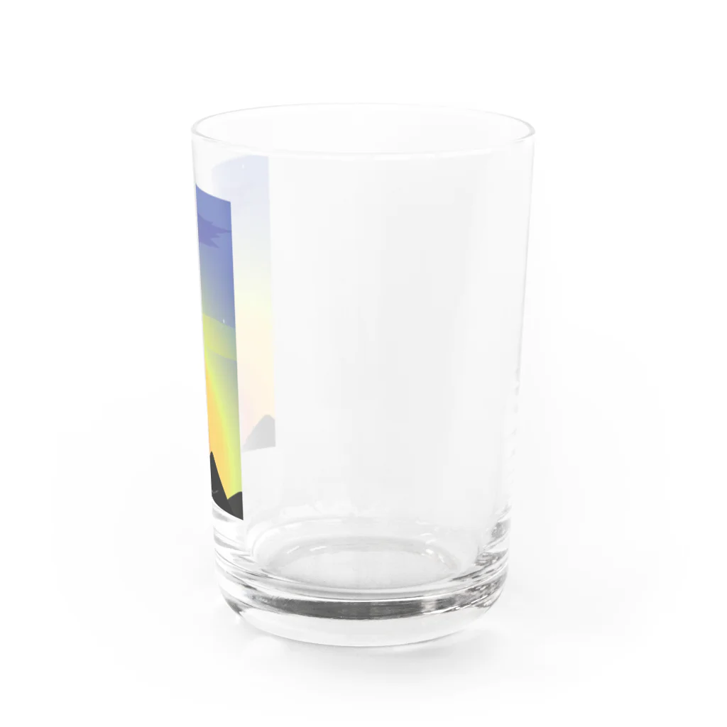 ALLCOLORーALLSHAPEのYuuyake Water Glass :right