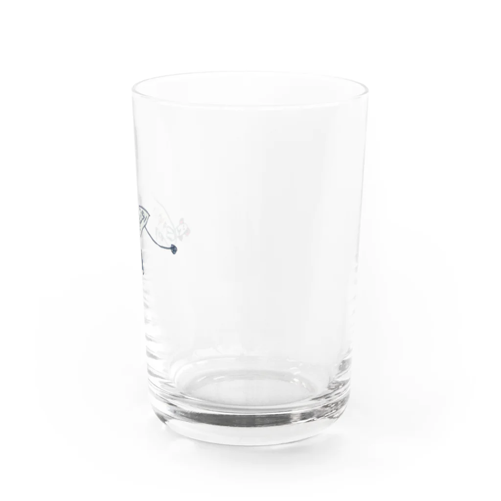 小さな姉妹のお絵かきファッションの2021年の干支 【うし】 Water Glass :right