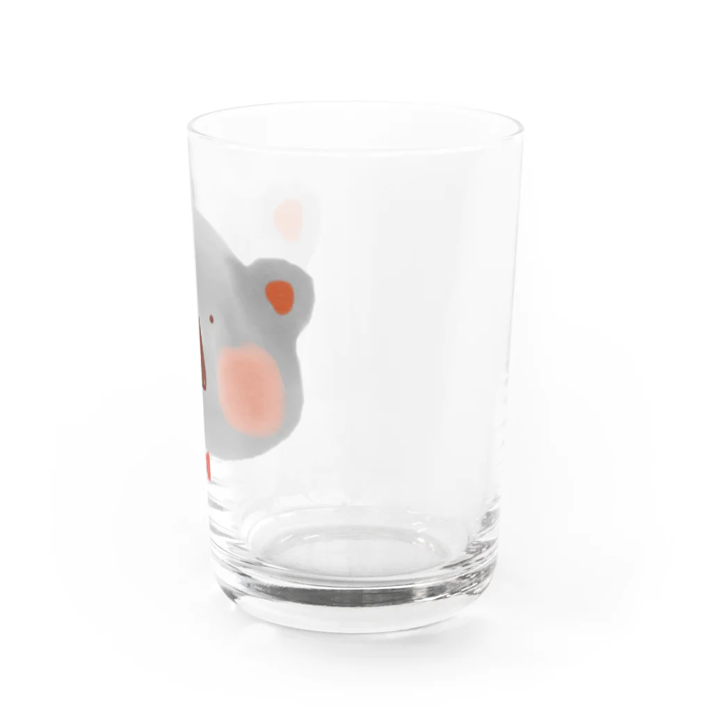 イラストレーター yasijunの水彩コアラちゃん(face)　C Water Glass :right