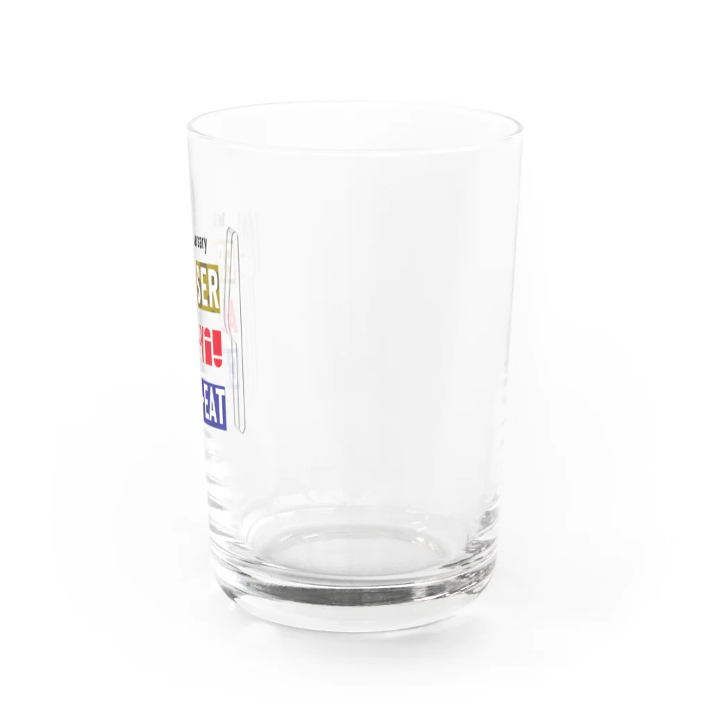魔球の消し食べ１周年記念 Water Glass :right